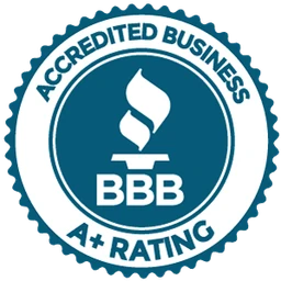 BBB A+ Accredited Business badge